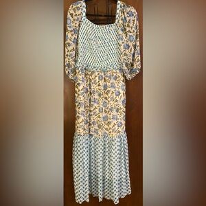 Floral maxi dress